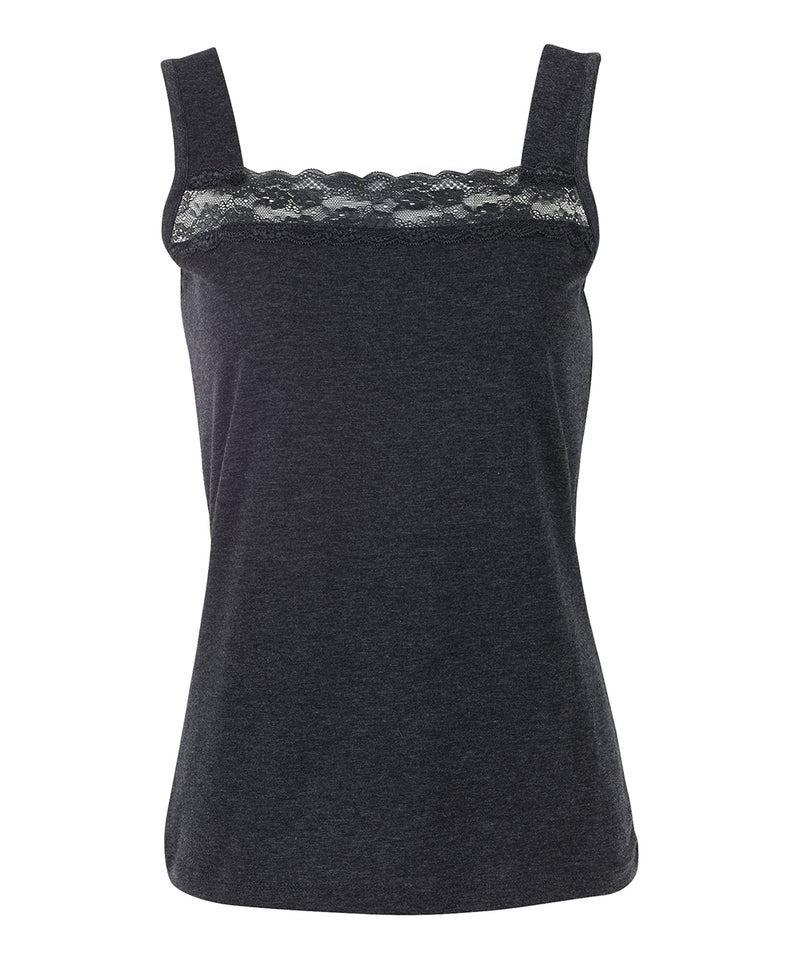 Urban Diction Charcoal Lace Camisole Set of 4