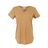 Urban Diction Ginger, Rust & Toffee V-Neck Tee Set