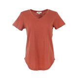 Urban Diction Ginger, Rust & Toffee V-Neck Tee Set